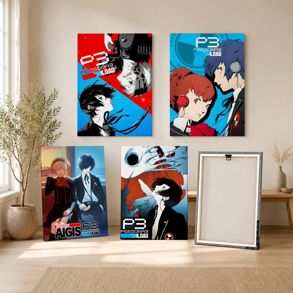 Video Game P-Persona 3 Paintin - Canvas Wrap Ready ulasan dan harga