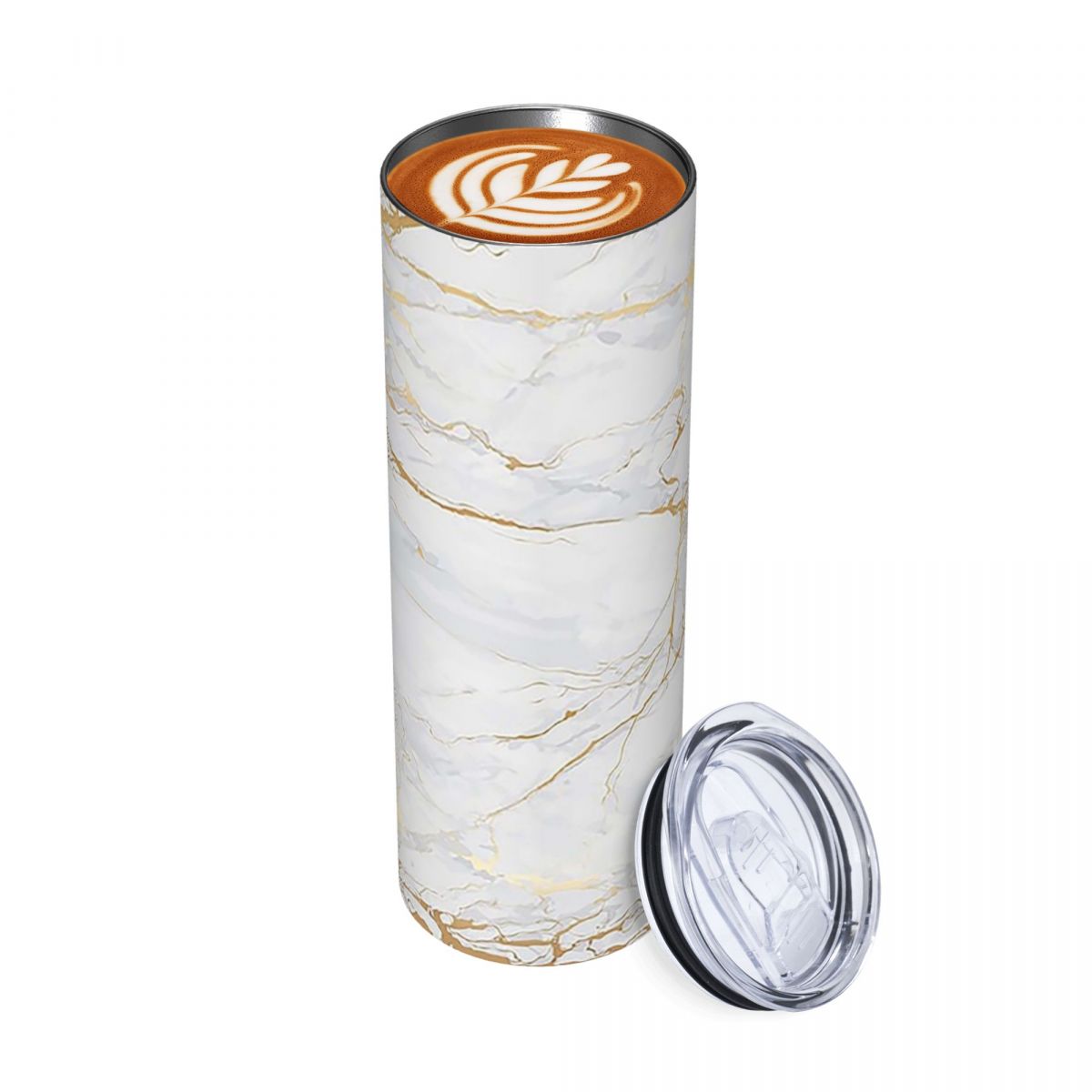 White And Gold Marbl Stainless - Tumbler 20Oz White ulasan dan harga