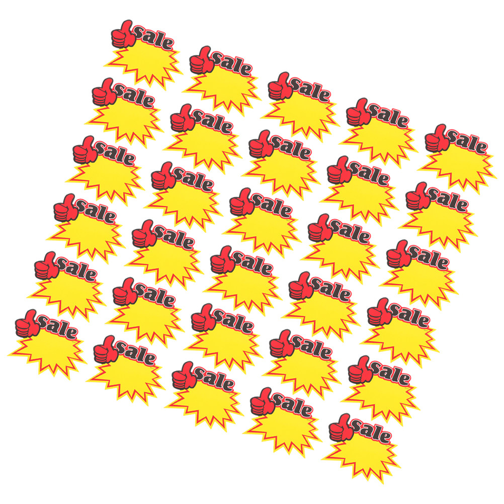 200Pcs Price Labels Bright Yel - Yard Sign Blank ulasan dan harga