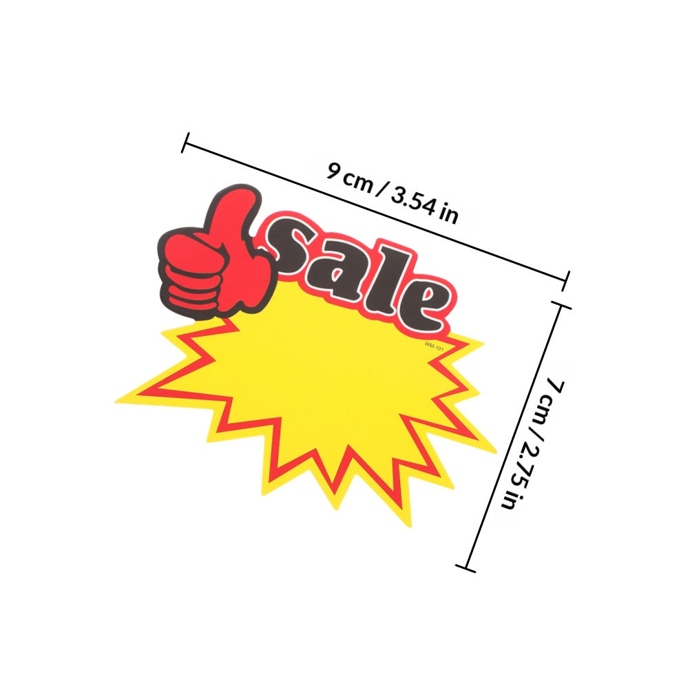 200Pcs Price Labels Bright Yel - Yard Sign Blank ulasan dan harga