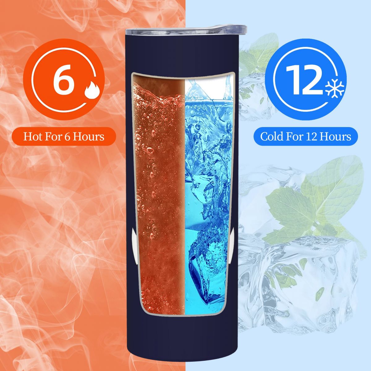 White Anchor On Navy Blu Stain - Tumbler 20Oz White ulasan dan harga
