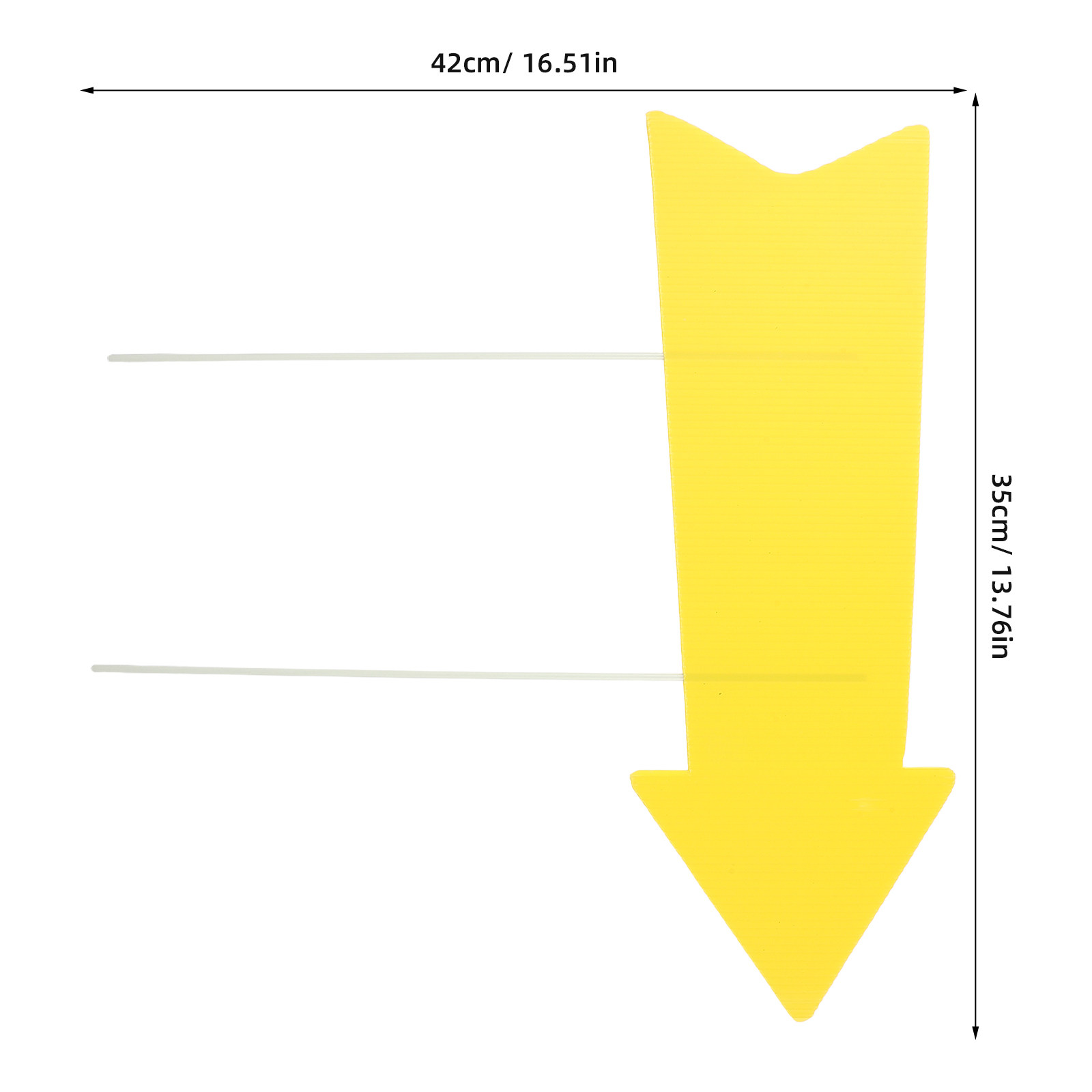 10Pcs Blank Arrow Yard Signs D - Yard Sign Blank ulasan dan harga