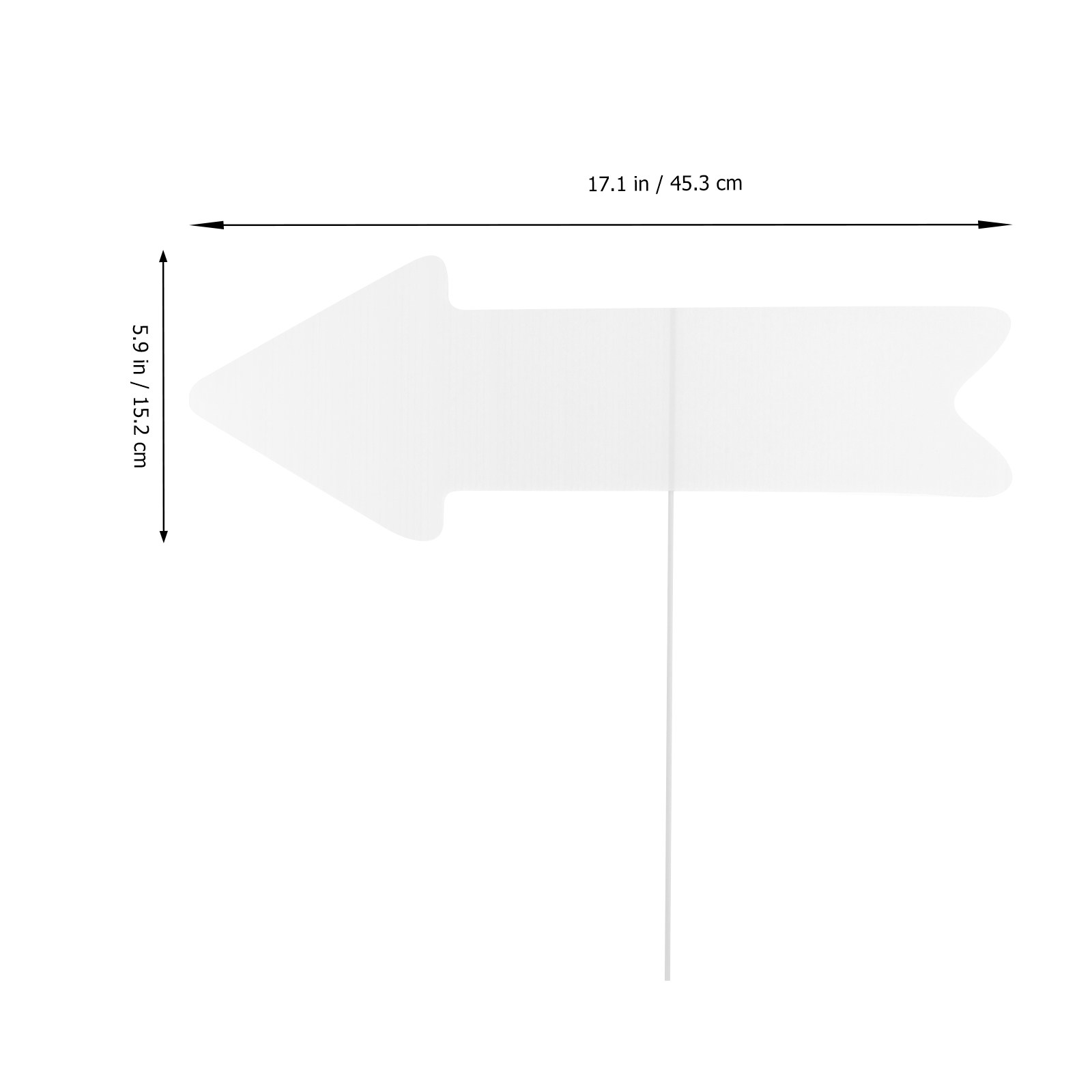 5Pcs Plastic Blank Yard Sign B - Yard Sign Blank ulasan dan harga