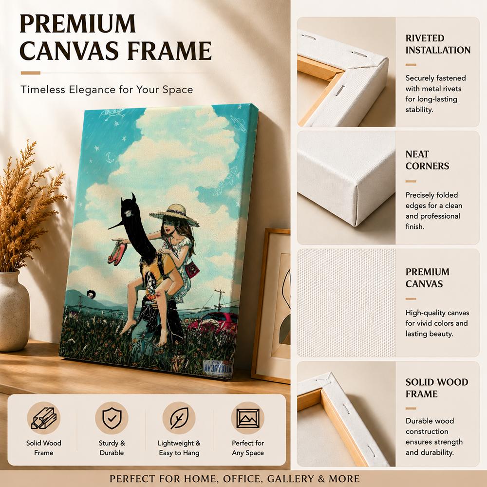 G-Goodnight Punpun Anime Paint - Canvas Wrap Ready ulasan dan harga