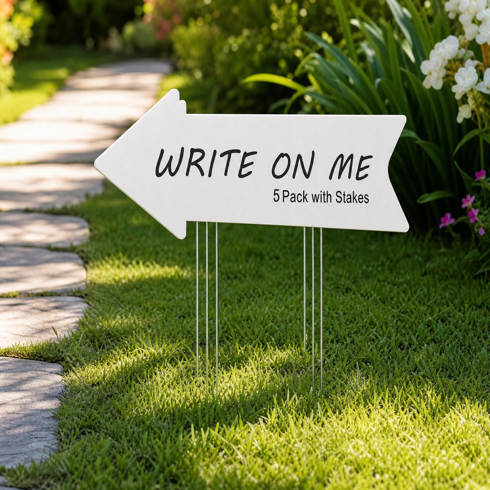Blank Yard Sign Corrugated Pla - Yard Sign Blank ulasan dan harga