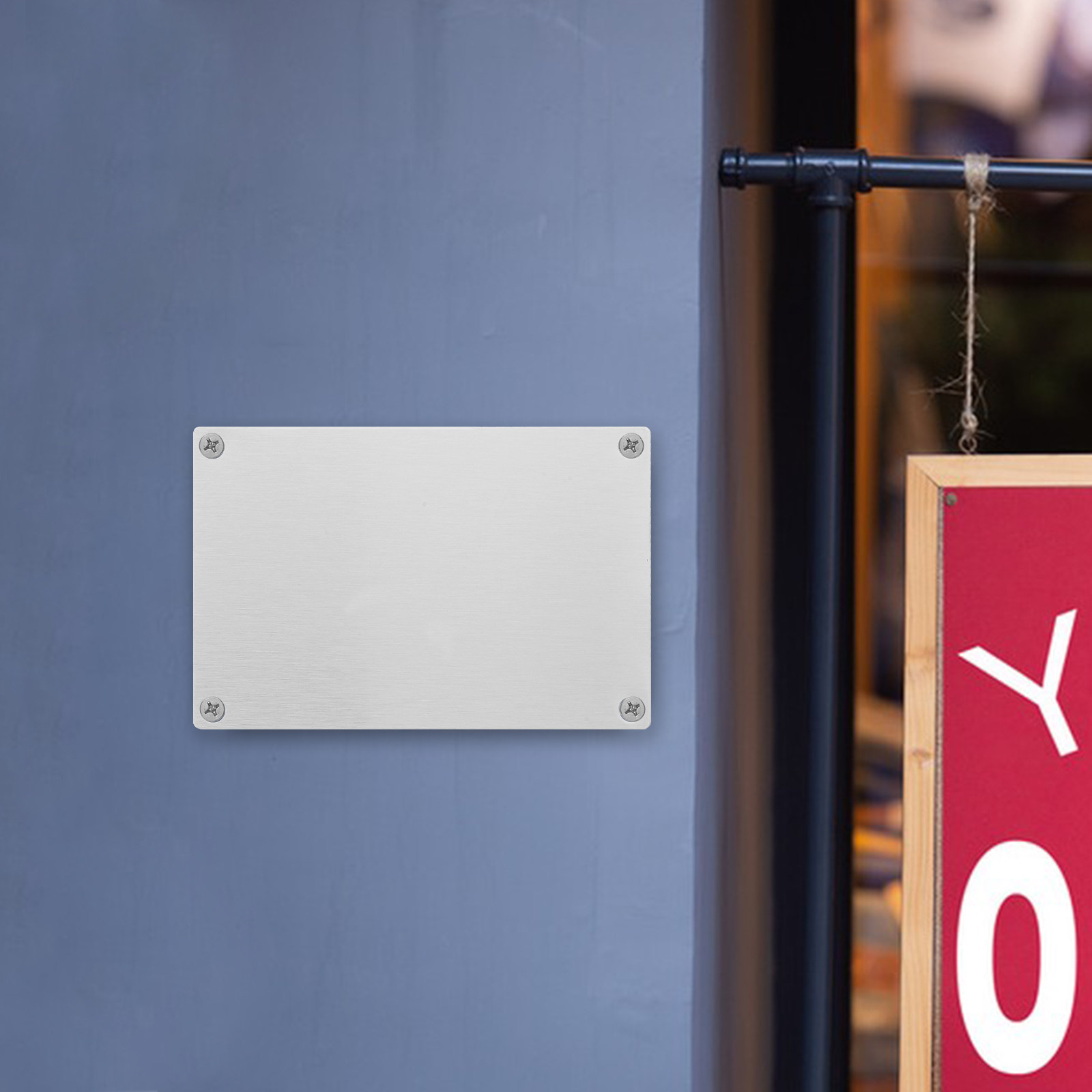 5Pcs Stainless Steel Blank Out - Yard Sign Blank ulasan dan harga