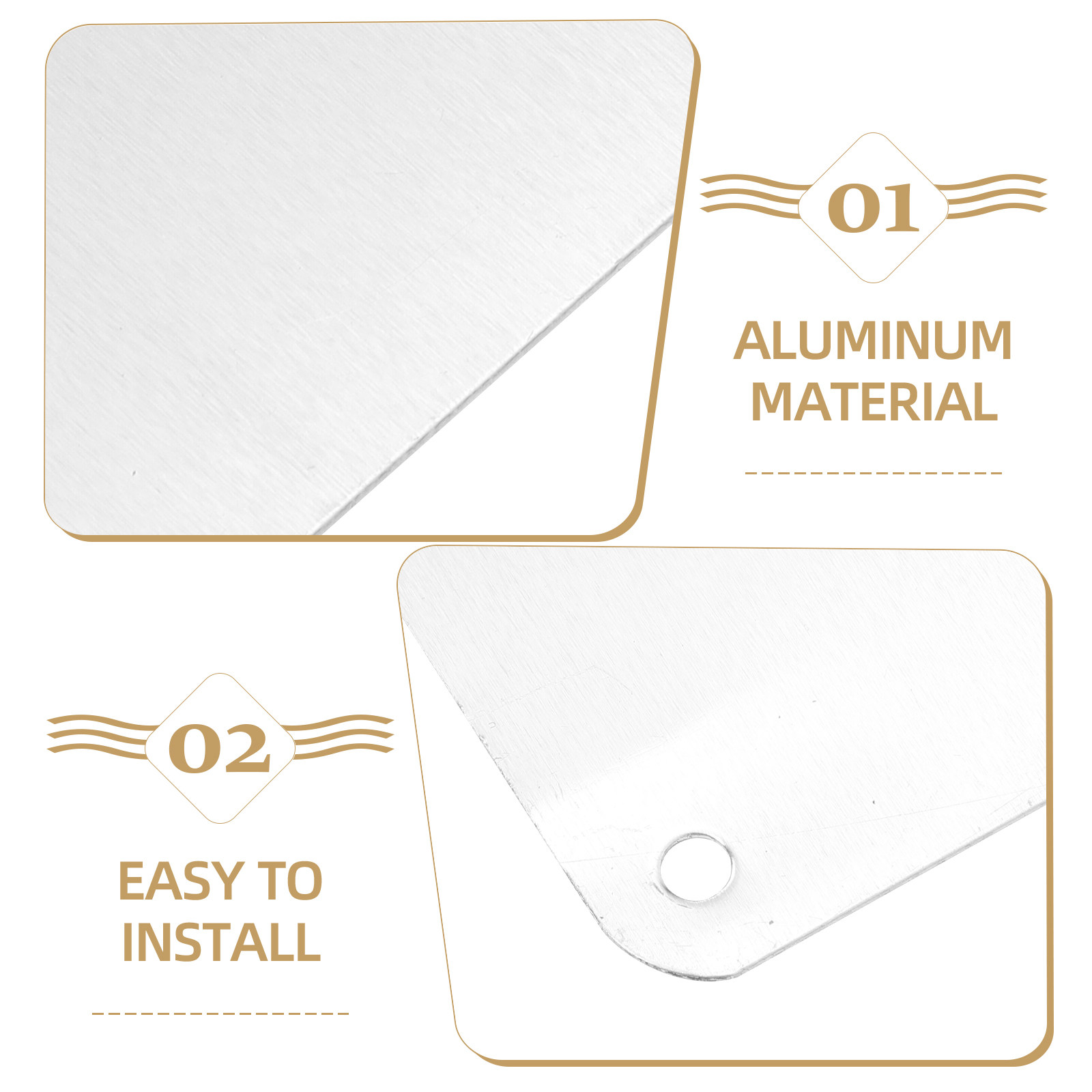 2Pcs Blank Aluminum Signs Whit - Yard Sign Blank ulasan dan harga