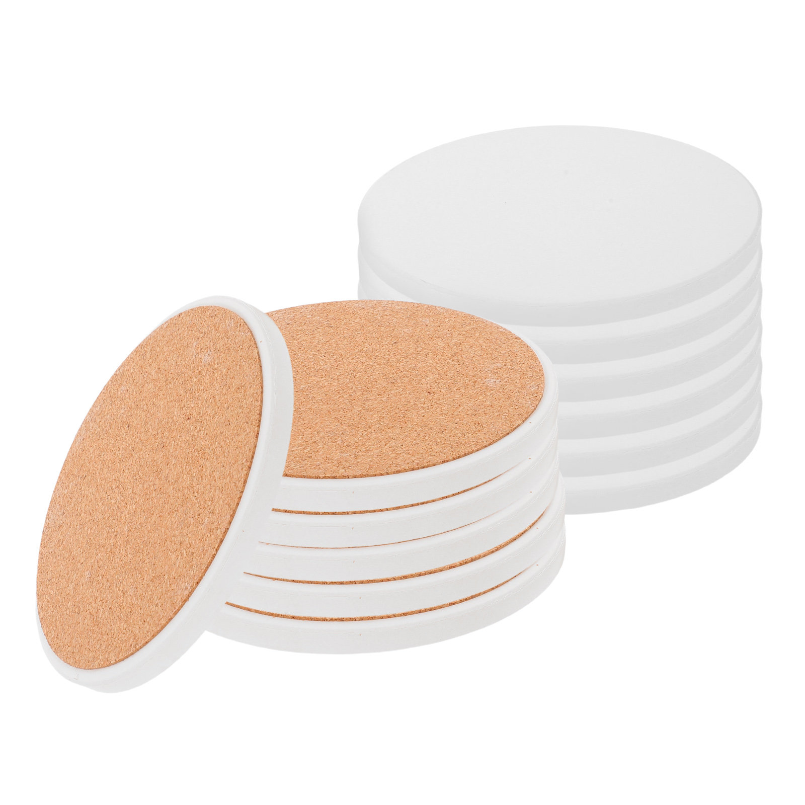 12Pcs Blank Ceramic Coasters R - Coaster Sublimation Blank ulasan dan harga