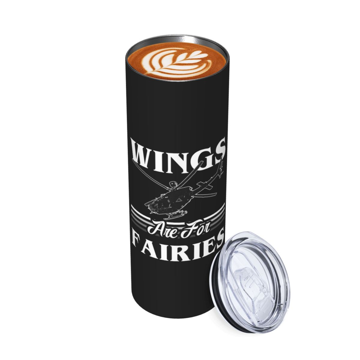 Wings Are For Fairies Helicopt - Tumbler 20Oz White ulasan dan harga