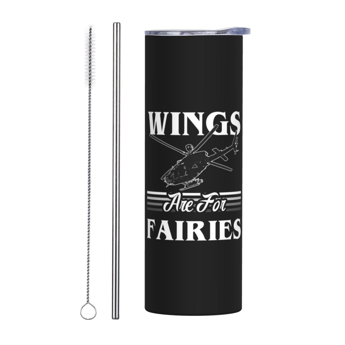 Wings Are For Fairies Helicopt - Tumbler 20Oz White ulasan dan harga