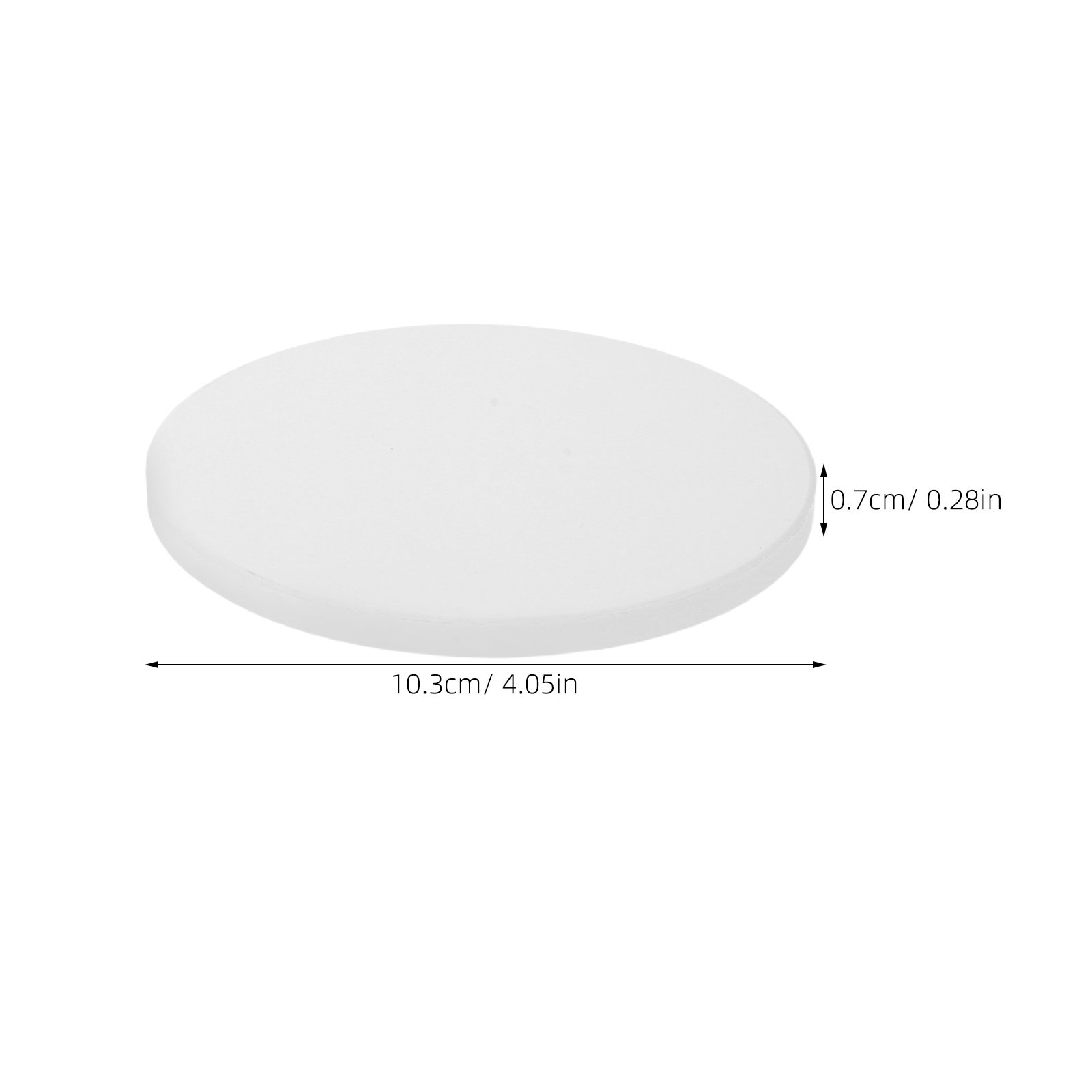 12Pcs Round Ceramic Coasters B - Coaster Sublimation Blank ulasan dan harga