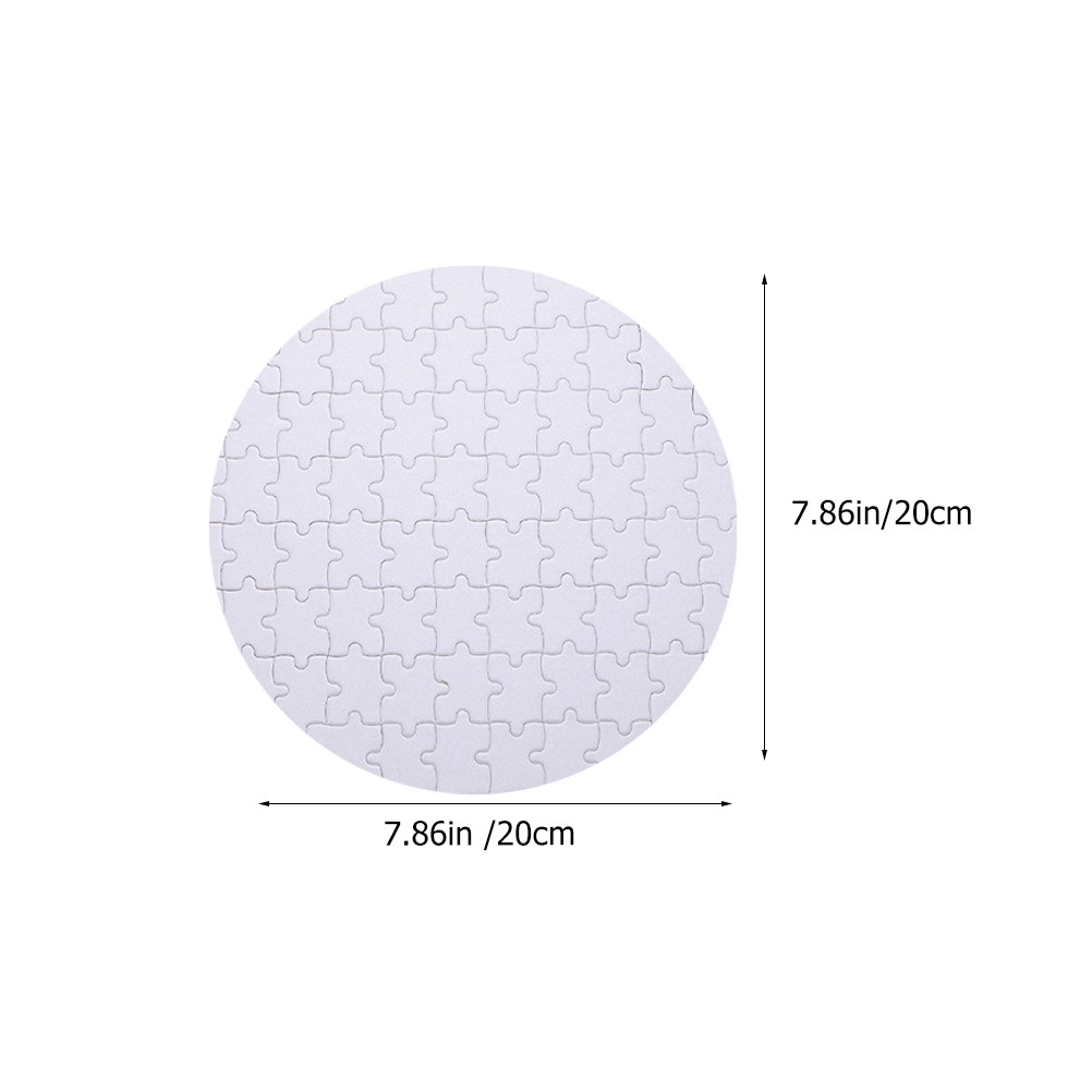 4Pcs Heat Transfer Sublimation - Puzzle Blank White ulasan dan harga